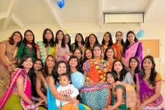 baby shower event group pic
