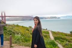 Mansi Shah golden gate portrait shoot Yash Doshi Photography