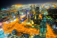 Dubai UAE from Burj Khalifa Landscape Yash Doshi Photography
